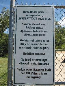 rules sign