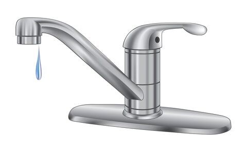 Dripping water faucet