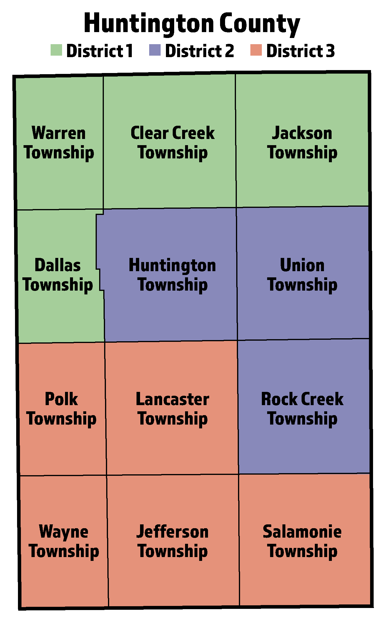 Commissioner District Map