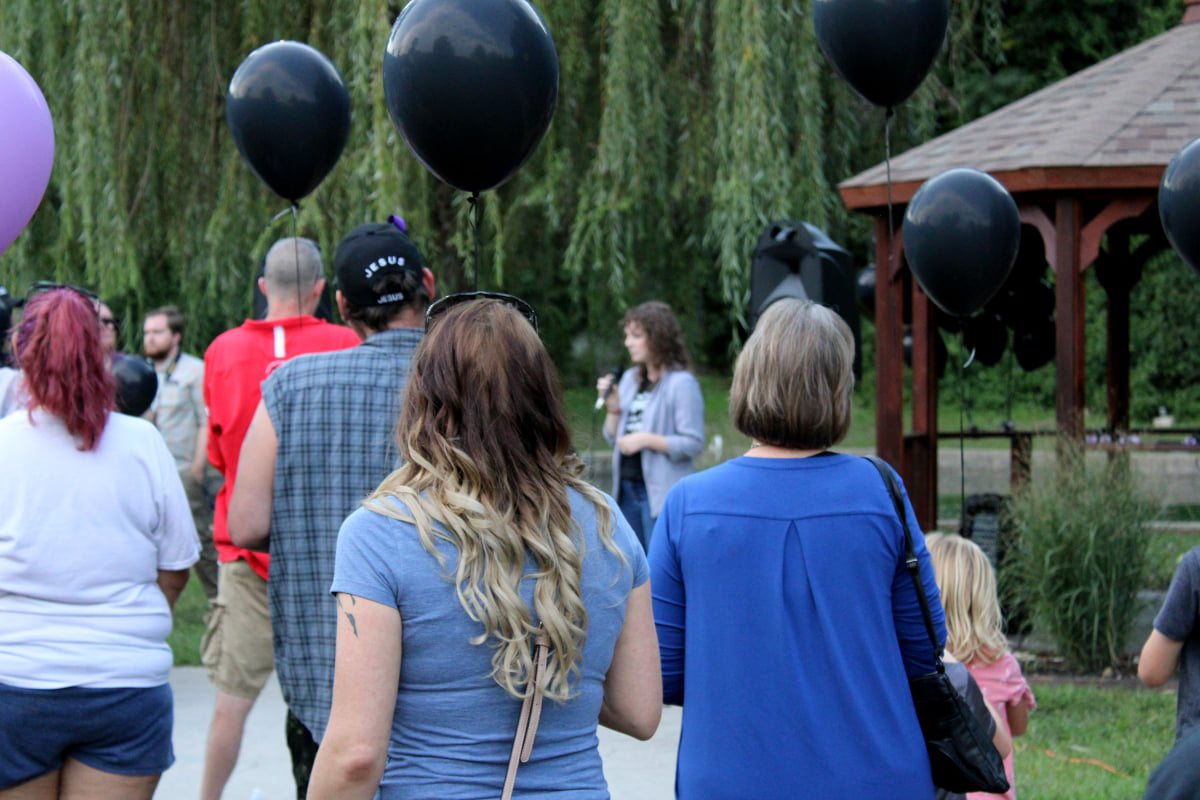 FILE PHOTO Overdose Awareness Day Vigil