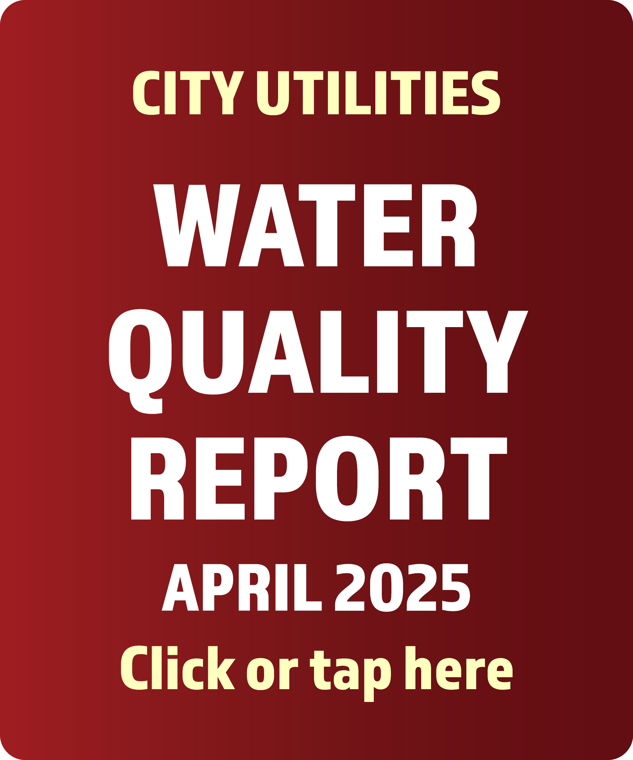Link for 2025 Water Quality Report